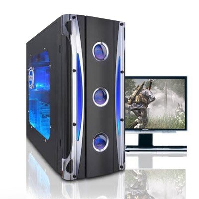 Microtel SYSAM6004 Gaming Computer with AMD 2.8GHz Athlon 64 x2 Dual-Core 5600+, 1GB DDR2/800, 160GB SATA, DVD-RW, NVIDIA GeForce 8500GT 512MB Video, 600 watt SLI Power Supply, Microsoft XP Home Edition
