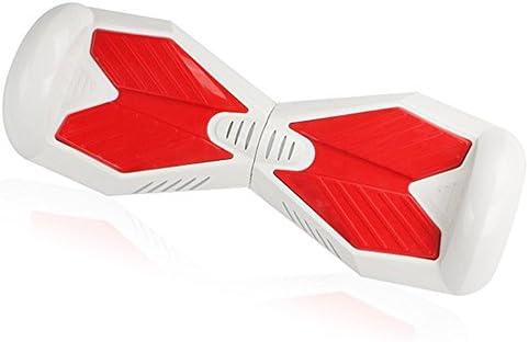 Two Wheel Scooter Dual Wheels Balancing Self Smart Electric Mini Scooter with Bluetooth Speaker Hover Board(white+red)