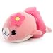 Mamegoma Trading Figure - Pink Outfit with Flower Accent (4 Plush)