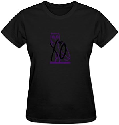 LLKE Women's Printed Drake Ovo The Weeknd Xo t-shirt M Black