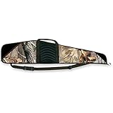 Bulldog Pinnacle APHD Camo Scoped Rifle Case with Brown Trim/Black Leather