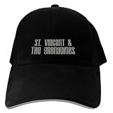 CAPS BLACK EMBROIDERY  SIMPLE WORD ST. VINCENT & THE GRENADINES 