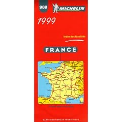 Michelin Main Road Map: France/1999 (Michelin Map, 989)