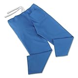 IMAGE OF Medline Products - Medline - ComfortEase Scrub Pants, Washable, Poly/Cotton, Small, Sky Blue, 24/Carton - Sold As 1 Each - Drawstring waist with back hip pocket. - Drawstrings are color-coded for easy size identification. - Large size features sewn-in gusset for better comfort and additional wear. - Comfortable yet durable 65% polyester/35% cotton fabric. - Soil-release finish keeps clothing clean longer.