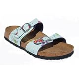 Birkenstock Sydney Flower Stitch Mint by Birkenstock