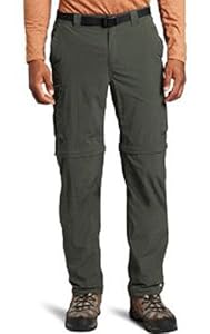 Columbia Men's Silver Ridge Convertible Pant (Extended), Gravel, 44X34