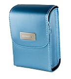 Olympus Satin Camera Carrying Case with Magnetic Closure (Metallic Blue)