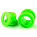 Flesh Tunnel Plug Stopfen Acryl Ohr Piercing Grün