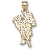Eastern Kentucky Univ Colonel 3/4 Pendant (10kt)