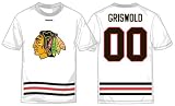 Christmas Vacation Griswold 00 Official Replica Chicago Blackhawks Hockey Jersey T-Shirt