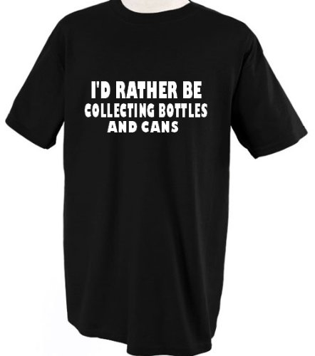 I'd Rather Be Collecting Bottles And Cans Tshirt Tee Shirt Xl Cardinal