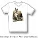 German Shepherds - Cats and Dogs Women's Cut T-Shirt