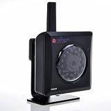 TriVision 28 Infrared Wireless IP Camera Hi-Resolution 30 fps MPEG4 Mobile Detect Black