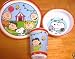 Peanuts Gang Carnival 3 Piece Set Includes 8 Plate, Bowl & Tumbler with Snoopy, Woodstock, Charlie Brown & Lucy Dinnerware for Children
