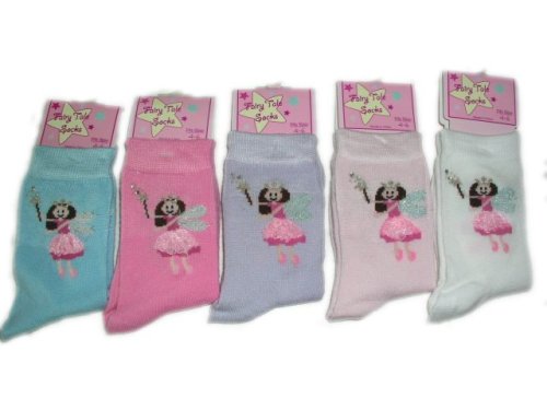 Buy Fairy Tale Lycra-Blend Socks – Choose from White, Lavender, Pink, Fuchsia, Blue~ Girls, Infant & Toddler Size