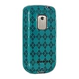 Amzer Luxe Argyle Skin Case For Sprint HTC Hero (Blue)