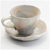 美濃萩コーヒー碗皿 カップ&ソーサー 【美濃焼 コーヒーカップ&ソーサー】 〔キャッシュバックキャンペーン対象商品〕