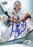 Rick DiPietro Autographed/Hand Signed Hockey Card (New York Islanders) 2009 Upper Deck #79