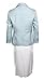 Le Suit White Women's Petite Textured Skirt Suit Set @039