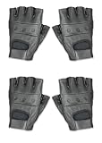 Raider XX-Large Leather Fingerless Gloves, (Pack of 2)