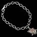 New Jersey Nets Ladies Silver-Tone Charm Bracelet