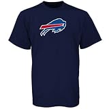 NFL Men's Buffalo Bills Logo Premier Tee Shirt (Dark Grey Heathered, X-Large)