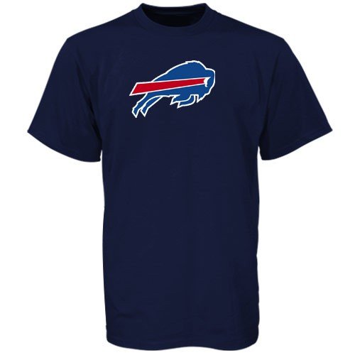 NFL Men's Buffalo Bills Logo Premier Tee Shirt (Dark Grey Heathered, X-Large)