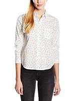 Levi's Camisa Mujer Ls Faye Shirt (Blanco)