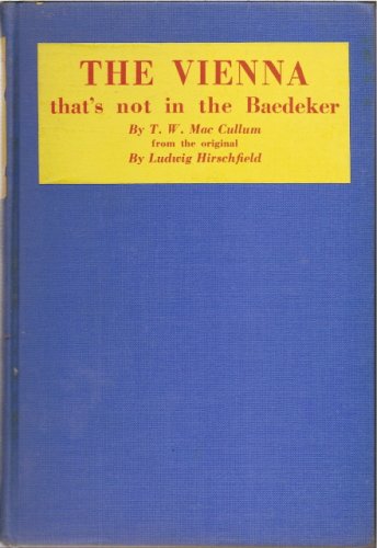 Image of: The Vienna that's not in the Baedeker