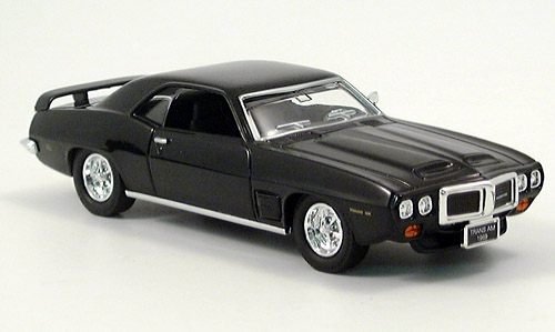 Imagen 1 de Pontiac Firebird Trans Am, negro , 1969, Modelo de Auto, modello completo, Yat Ming 1:43