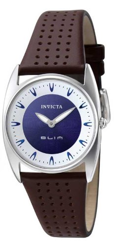 Invicta Women's 5358 Slim Collection White and Black Stainless Steel Watch