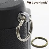【 LoveHands / ラブハンズ 】 二重リング　内径12mm 1セット(2個入り)　カメラストラップ取り付け用　リング　アタッチメント