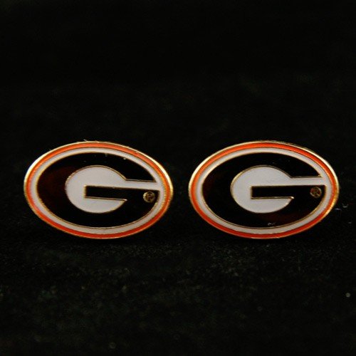 Georgia Bulldogs Team Post Earrings