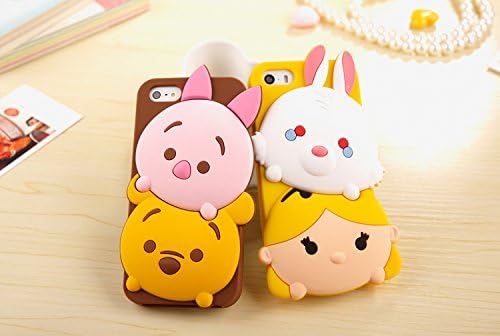 iPhone 6 Plus Case, 3D Cute Cartoon Animal Soft Silicone Gel Back Case Cover for 5.5 inches iPhone 6 Plus (Piglet)