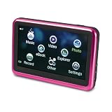 Sylvania 4 GB 3.6-Inch Touch Screen Video MP3/MP4 Player/Media Center with Expandable Memory Slot, Built-In Speakerphone (Pink)