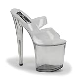 FLAMINGO-802 8" Heel Two Band Platform Slide