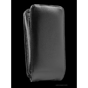 Sena Magnetflipper Leather Case for iPhone 4 (Black)