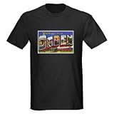 Ogden Utah Greetings Front Vintage Dark T-Shirt by CafePress