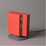Podera PH-L1 Luxe 4-Port USB 2.0 Hub (Podera Red)