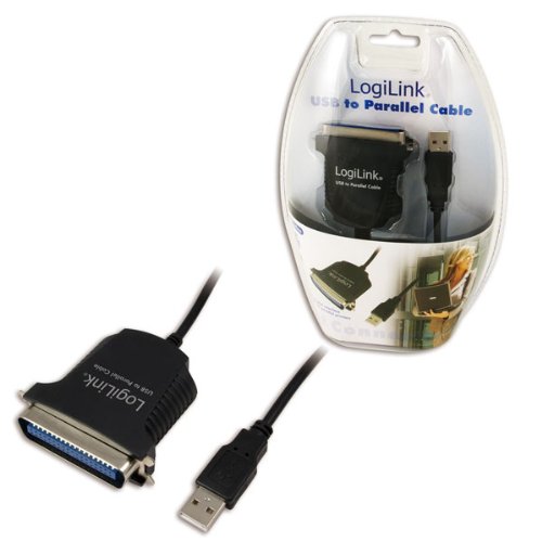 LogiLink USB zu Parralel Adapter Kabel schwarz, 1,8 m Preisvergleich