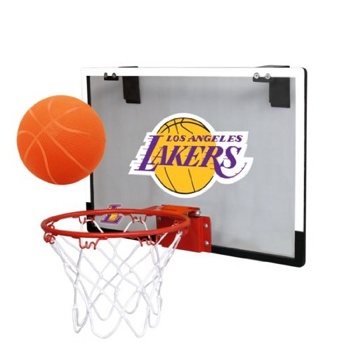 NBA Los Angeles Lakers Game On Indoor Basketball Hoop & Ball Set, Large