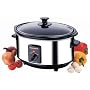 Morphy Richards 48710 Oval Slow Cooker Stainless Steel 3.5L