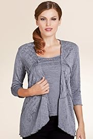 Per Una 34 Sleeve Textured Top with Camisole