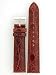 Watchband Genuine Crocodile 18mm Brown
