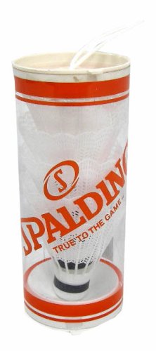 SPALDING ナイロンシャトルコック ホワイト