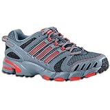 adidas Men's Response Trail Running Shoe,Lead/Dk Onix/Scarlet,9.5 M