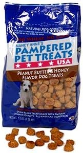 Pampered Pet Treats Peanut Butter & Honey Dog Cookies 2 Resealable Bags (5 lbs. each)