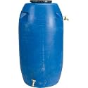 Deluxe Rain Barrel with Screen Lid - 55-Gallon, Model# 1002-C1