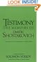 Testimony: The Memoirs of Dmitri Shostakovich