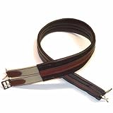 Quality English Leather Chafeless Girth in Havana